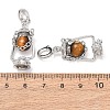 Natural Tiger Eye Pendants GG-CBA0251-04P-08-3