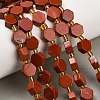 Natural Red Jasper Beads Strands G-F833-B15-01-1