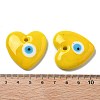 Handmade Evil Eye Lampwork Pendants LAMP-F035-11C-3