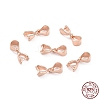 925 Sterling Silver Ice Pick Pinch Bails STER-Z001-015RG-4