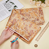 Flower Pattern Polyester Fabric DIY-WH0504-904D-3