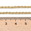 304 Stainless Steel Rope Chain Necklaces X-NJEW-F226-03G-02-2
