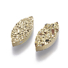 Imitation Druzy Gemstone Resin Beads RESI-L026-E02-1