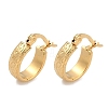 304 Stainless Steel Thick Hoop Earrings EJEW-E158-21G-3