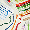 32 Skeins 4 Colors Mulberry Silk Embroidery Floss OCOR-CY0003-07-4