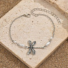 Dragonfly Alloy Link Chain Anklets for Women FS-WG88D05-01-3