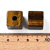 Natural Tiger Eye European Beads G-N345-07A-02-3