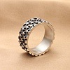 Punk Style 304 Stainless Steel Finger Rings for Men FS-WG83721-04-2