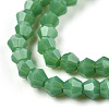 Opaque Solid Color Imitation Jade Glass Beads Strands LS-EGLA-A039-P2mm-D08-2