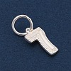 Number Series 925 Sterling Silver Charms STER-Q002-01H-3