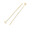 Brass Micro Pave Cubic Zirconia Stud Earring Findings CU-CBA4618-01G-01-2
