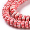 Handmade Polyester Clay Beads Strand CLAY-P001-02A-4