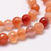 Natural Carnelian Beads Strands G-D840-34-8mm-3