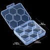 Transparent Plastic Bead Containers CON-YW0001-55-5
