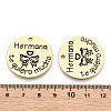 201 Stainless Steel Pendants STAS-T064-37G-9-3