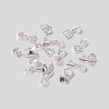 Grade AA Brass Ice Pick Pinch Bails for Pendant Making KK-M008-a-08S-NR-2