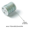 17M Rainbow Color Polyester Sewing Thread OCOR-E026-08C-4