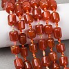 Natural Red Agate Beads Strands G-F825-C01-01-1
