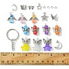 Alloy with Transparent Acrylic Pendants FIND-FS0002-33-5