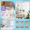 Alloy Crystal Ball Holders AJEW-WH0752-668P-5