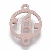 Spray Painted Eco-Friendly Alloy Links PALLOY-T039-03C-NF-2