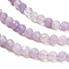Natural Lavender Amethyst Beads Strands G-Z106-A03-4mm-4