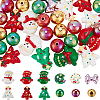 Christmas Theme Acrylic Beads Set OACR-SP0001-20A-1