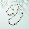 ABS Imitation Pearl & Millefiori Glass Beaded Necklace Bracelet SJEW-JS01241-2