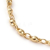Brass Link Chain Bracelet & Necklace & Anklets Jewelry Sets SJEW-JS01167-11