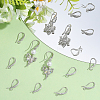 16Pcs Brass Cubic Zirconia Earring Hooks KK-BBC0027-64P-4