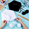 2Pcs 2 Colors Imitation Rex Rabbit Fur Plush Scarf AJEW-PH0008-63-3