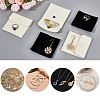 CRASPIRE 12Pcs 2 Colors Square Velvet Jewelry Bags TP-CP0001-02B-5