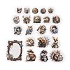 40Pcs PET Scrapbook Stickers DIY-H172-03D-3