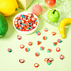 100Pcs 10 Styles Handmade Polymer Clay Beads CLAY-TA0001-65-7