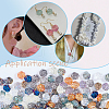 AHADERMAKER 270Pcs 10 Colors Transparent Electroplate Glass Beads Strands EGLA-GA0001-12-4