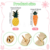 2Pcs 2 Styles Enamel Pins JEWB-LP0004-24-2