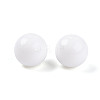 Opaque Solid Color Glass Beads GLAA-N007-8mm-A17-4