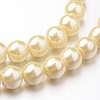 Eco-Friendly Dyed Glass Pearl Round Beads Strands HY-A008-8mm-RB012-2