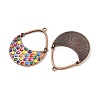 Tibetan Style Alloy Pendants AL-CBA606A-08-2