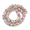 Handmade Glod Sand Lampwork Beads Strands LAMP-B028-03J-10mm-2