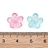 UV Plating Acrylic Bead Caps X-PACR-B003-06-3