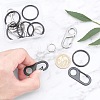 Stainless Steel and Zinc Alloy Rock Climbing Carabiners KEYC-UN0001-04-3