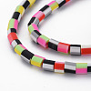 Handmade Polymer Clay Bead Strands CLAY-N011-050B-03-3