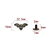 Zinc Alloy Decorative Buttons PW-WG6A501-45-1