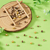 50Pcs 5 Colors Handmade Porcelain Beads PORC-TADJ0001-06B-5