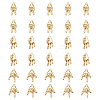 30Pcs 3 Style Rack Plating Alloy Pendants FIND-CD0001-18-2