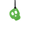 Skull Food Grade Eco-Friendly Silicone Beads PW-WGD7347-03-1