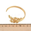 304 Stainless Steel Cuff Bangles for Women BJEW-D356-02A-G-5