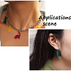 8 Bags 8 Style Transparent Acrylic Pendant TACR-KS0001-01-7