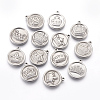 Non-Tarnish 304 Stainless Steel Charms STAS-E444-13-1